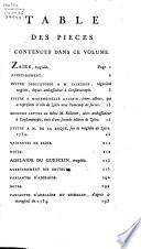Oeuvres completes de Voltaire...: Zaire. Adelaide du Gueselin. Amelie, ou Le due de Foix, La mort de Cesar. Alzire, ou Les Americains
