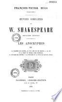 Oeuvres complètes de W. Shakespeare