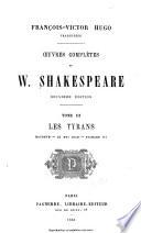 Oeuvres complètes de W. Shakespeare