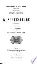 Oeuvres complètes de W. Shakespeare ...