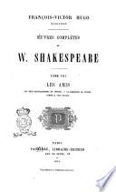 Oeuvres complètes de W. Shakespeare traducteur François-Victor Hugo