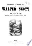 Oeuvres complètes de Walter Scott traduction nouvelle de Louis Barré
