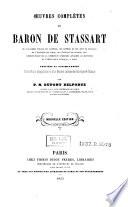 Oeuvres complètes du Baron de Stassart