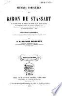 Oeuvres complètes du Baron de Stassart