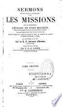 Oeuvres complètes du bienheureux Léonard de Port-Maurice,....
