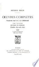 Oeuvres complètes