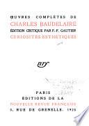 Oeuvres complétes