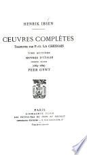 Oeuvres complètes