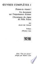 Oeuvres complètes