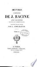 Oeuvres complètes: Les plaideurs. Britannicus. Bérénice. Bajazet