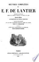 Oeuvres completes. Nouv. ed. augm. de pieces inedites