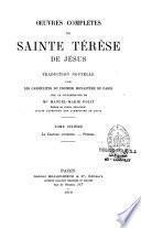 Oeuvres complètes Sainte Thérèse de Jésus