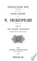 Oeuvres completes “de W. Shakespeare”