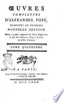 Oeuvres Complettes D'Alexandre Pope