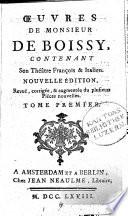 Oeuvres contenant son théâtre français et italien
