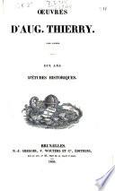 Oeuvres d'Aug. Thierry