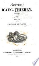 Oeuvres d'Aug. Thierry