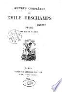 Oeuvres d'Emile Deschamps