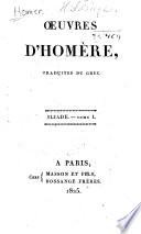 Oeuvres d'Homère: Iliade.-T. 3-4. Odyssée