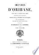 Oeuvres d'Oribase v. 5, 1873