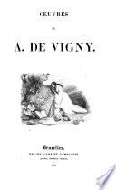 Oeuvres de A. de Vigny