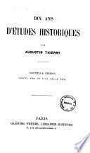 Oeuvres de Augustin Thierry