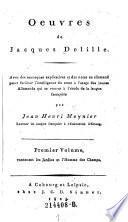 Oeuvres de ---. Avec des remarques ... par Jean Henri Meynier