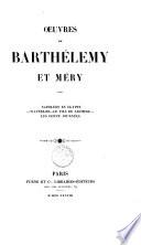 Oeuvres de Barthélemy et Méry: Napoléon en Egypte. Waterloo. Le fils de l'homme. Les douze journées