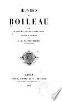 Oeuvres de Boileau