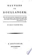 Oeuvres de Boulanger: L'antiquité dévoilée par ses usages