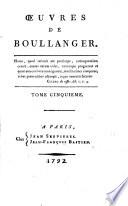 Oeuvres de Boullanger: Le christianisme dévoilé. Dissertation sur Elie et Enoch. Esope fabuliste