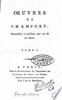 Oeuvres de Chamfort