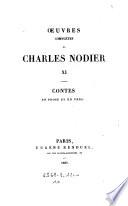 Oeuvres de Charles Nodier
