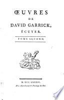 Oeuvres de David Garrick, écuyer
