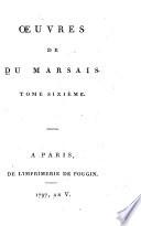 Oeuvres de du Marsais