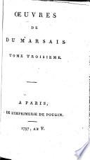 Oeuvres de Du Marsais