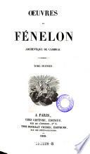 Oeuvres De Fénelon Archevèque De Cambrai