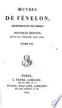 Oeuvres de Fénelon: Dialogues sur l'éloquence. L'Odyssée d'Homère