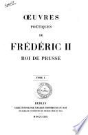 Oeuvres de Frédéric Le Grand