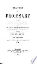 Oeuvres de Froissart: Table analytique des noms historiques. 1875-76