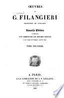 Oeuvres de G. Filangieri