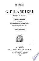 Oeuvres de G. Filangieri