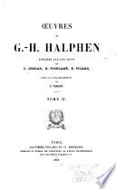 Oeuvres de G.-H. Halphen