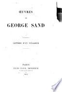 Oeuvres de George Sand: Lettres d'un voyageur