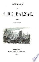 Oeuvres de H. de Balzac ...