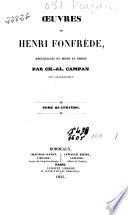Oeuvres de Henri Fonfrède: De la Societé; Du Gouvernement et; De l'Administraton (423; 426; 427; 400 p.)