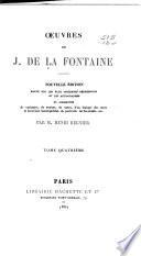 Oeuvres de J. de La Fontaine