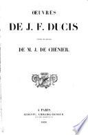 Oeuvres de J.F. Ducis