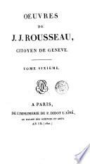 Oeuvres de J. J. Rousseau, 6 (Émile, 1)