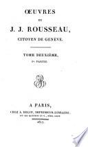 Oeuvres de J.J. Rousseau, citoyen de Geneve